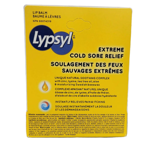 LYPSYL EXTREME COLD SORE RELIEF 8G