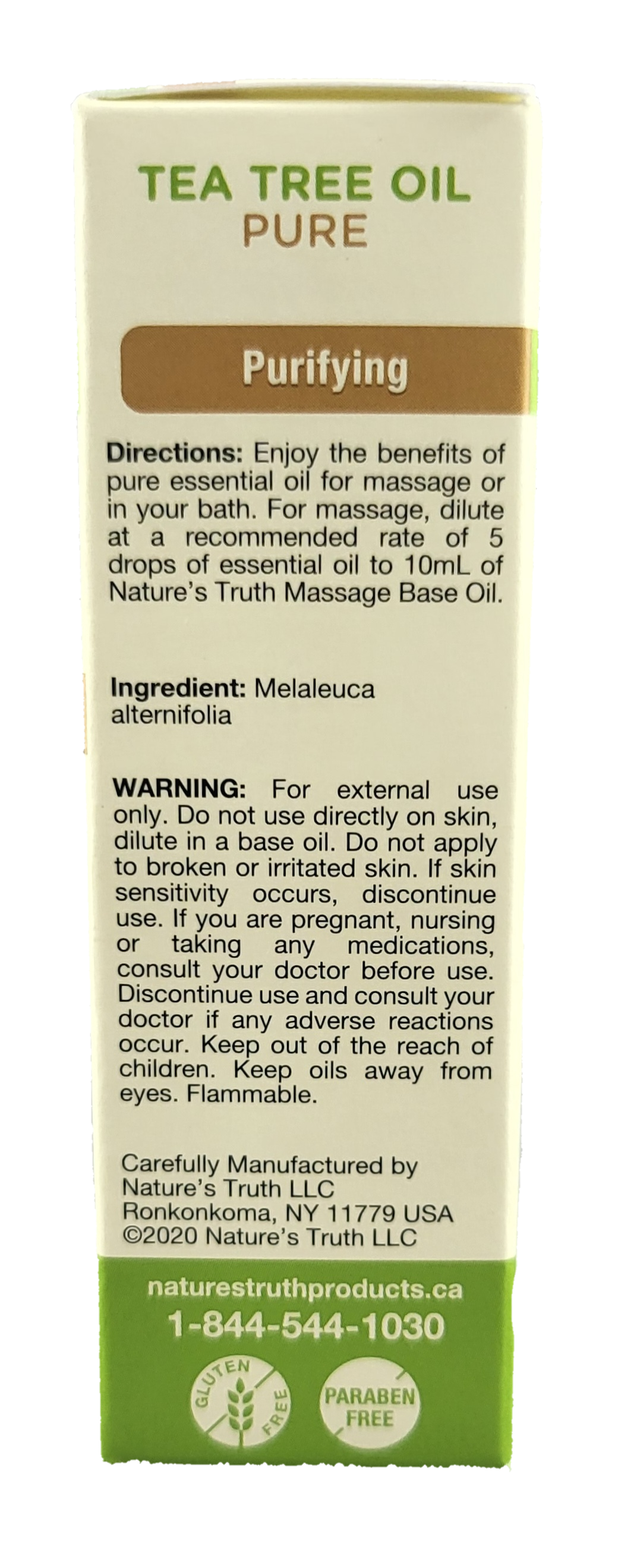 Nature's Truth Pure Tea Tree Oil 15ml - NorthernVitality.us