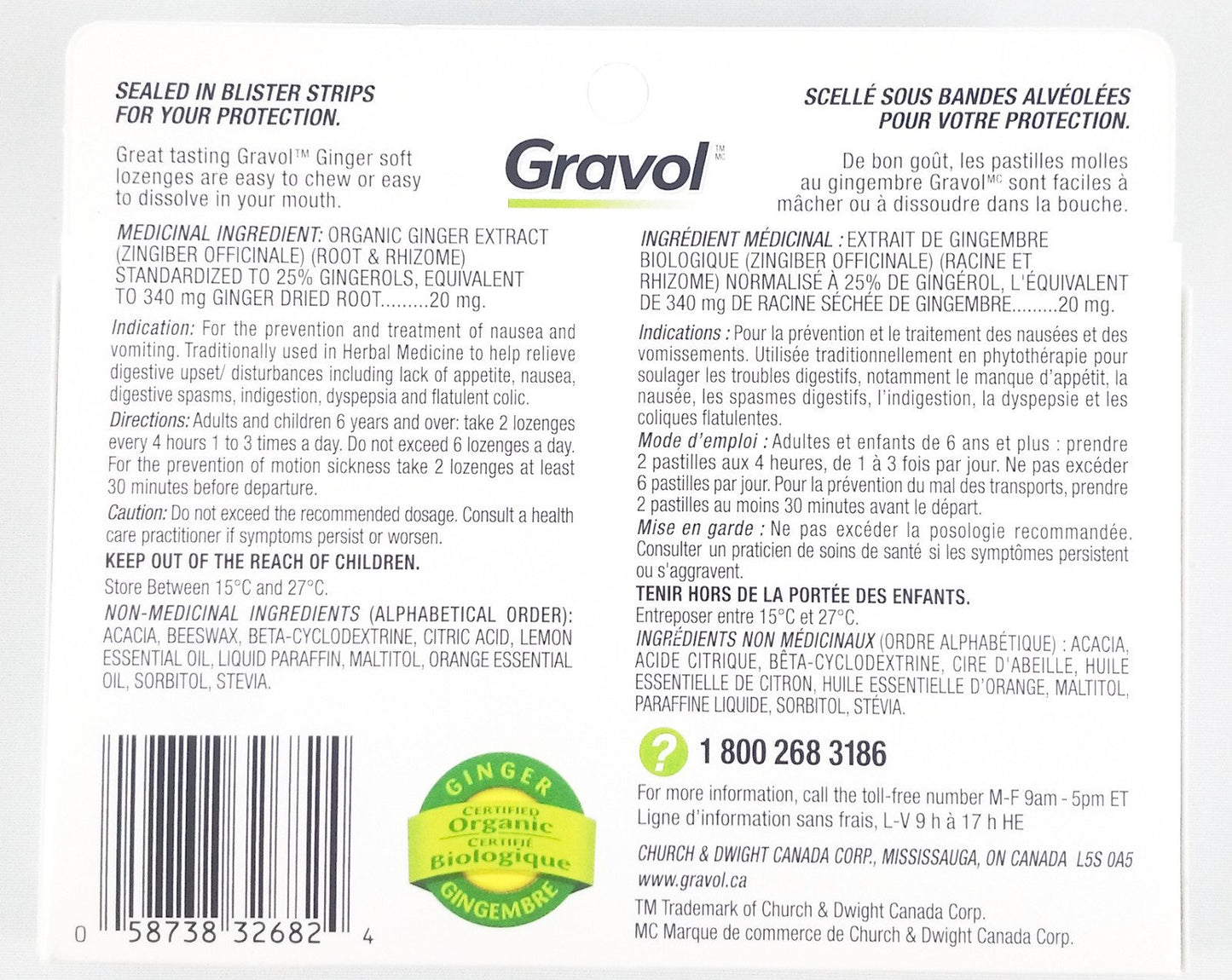 GRAVOL GINGER SOFT CHEW LOZ 20'S - NorthernVitality.us
