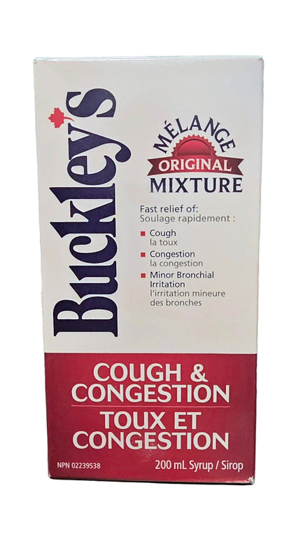 BUCKLEY'S ORIGINAL COUGH SYRUP 200ML