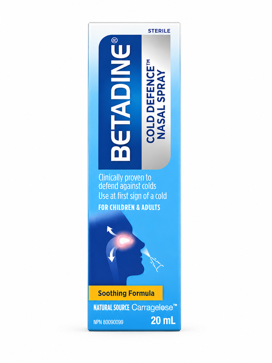 Betadine Cold Defence™ Nasal Spray – Clinically Proven Cold Protection (20 mL)