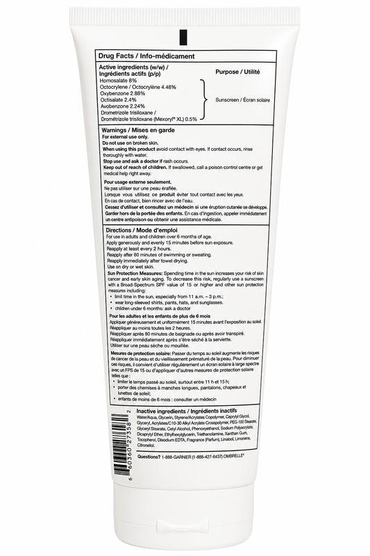 Garnier Ombrelle Sport Endurance SPF 30 Sunscreen Lotion – Water & Sweat Resistant – 231 mL