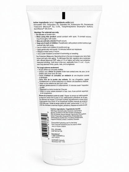 Garnier Ombrelle Complete SPF 60 Sunscreen Lotion – Lightweight Daily Protection – 200 mL
