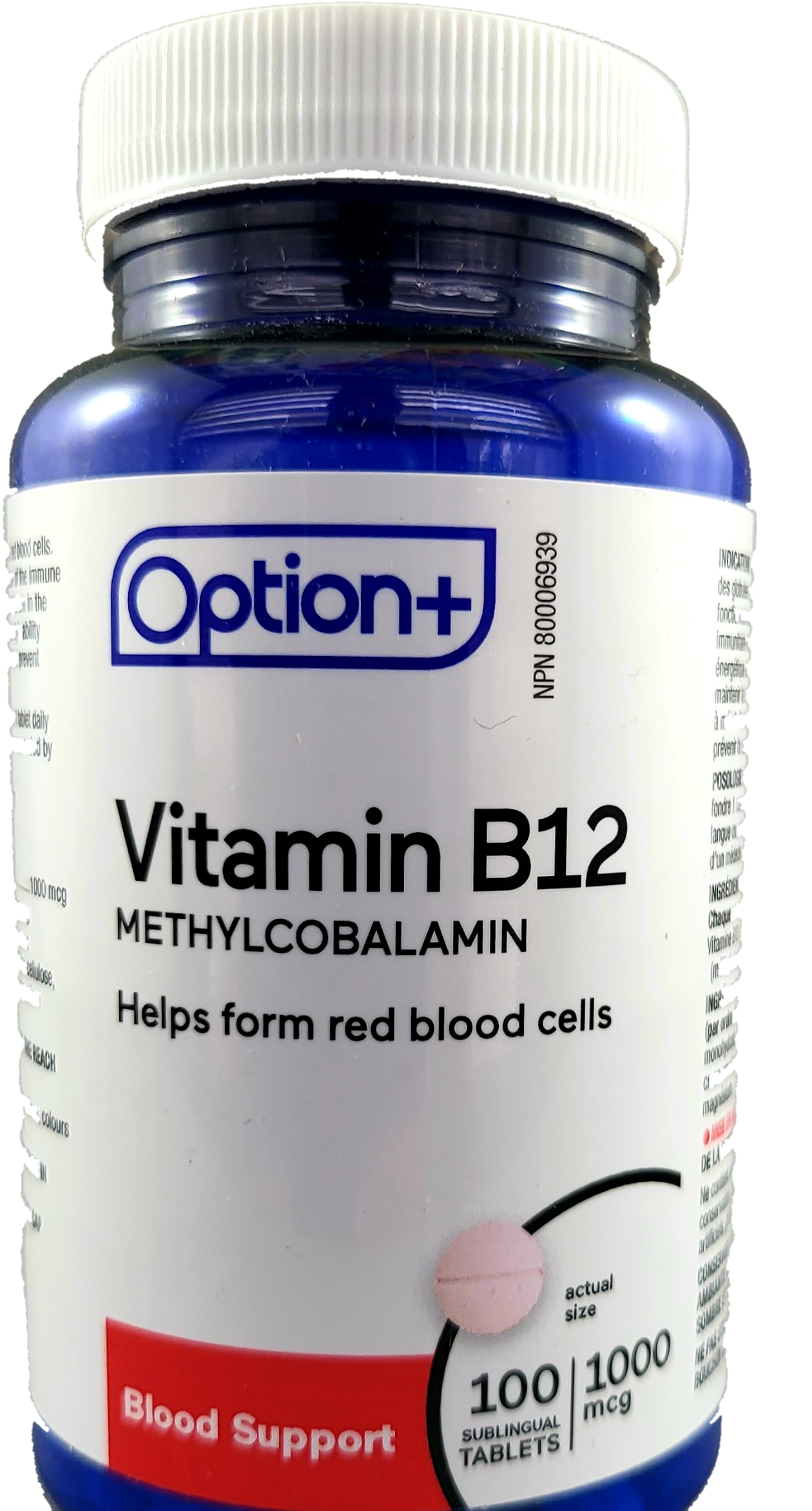 OPTION+ VITAMIN B12 1000MCG 100'S - NorthernVitality.us