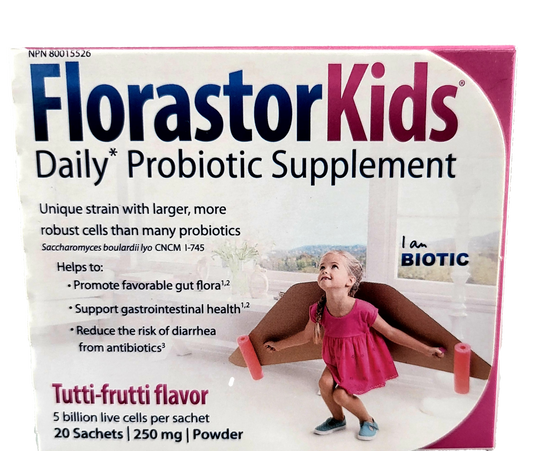 Florastor Kids Daily Probiotic Supplement 20 Sachets - NorthernVitality.us