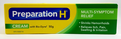 PREPARATION H CREAM WITH BIO-DYNE 50G - NorthernVitality.us