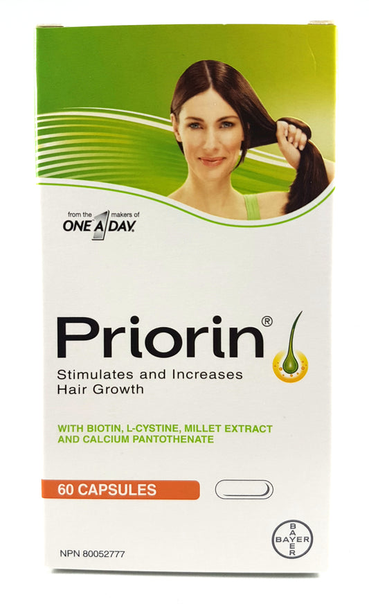 PRIORIN HAIR GROWTH CAPSULES 60'S - NorthernVitality.us