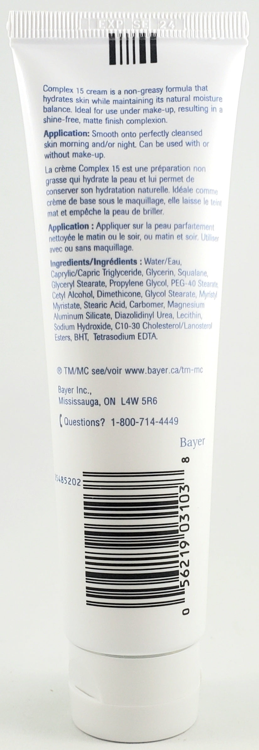 Complex 15 COMPLEX 15 FACE CREAM 100ML – NorthernVitality.us