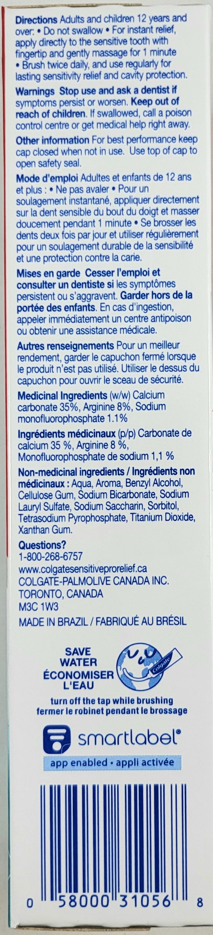 COLGATE SENSITIVE PRO-RELIEF ENAMEL REPAIR - NorthernVitality.us