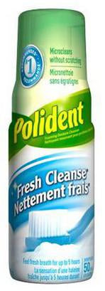 POLIDENT FRESH CLEANSE FOAMING DENTURE CLEANSER 125ML - NorthernVitality.us