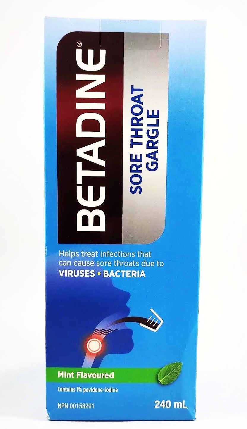 BETADINE SORE THROAT GARGLE 240ML - NorthernVitality.us