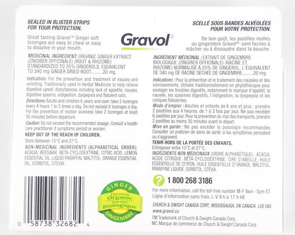 GRAVOL GINGER SOFT CHEW LOZ 20'S - NorthernVitality.us